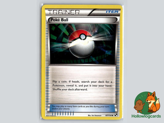Poke Ball (97/114) - Black & White Pokémon Card