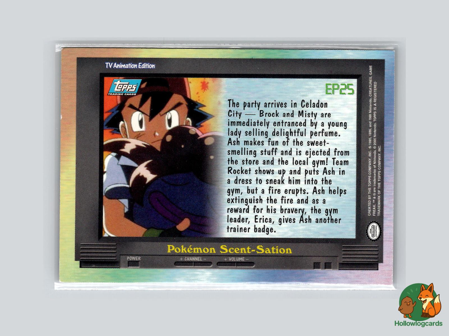 EP25 Pokemon Scent - Sation [Meowth] (#147) - Topps Trading Cards Series 2