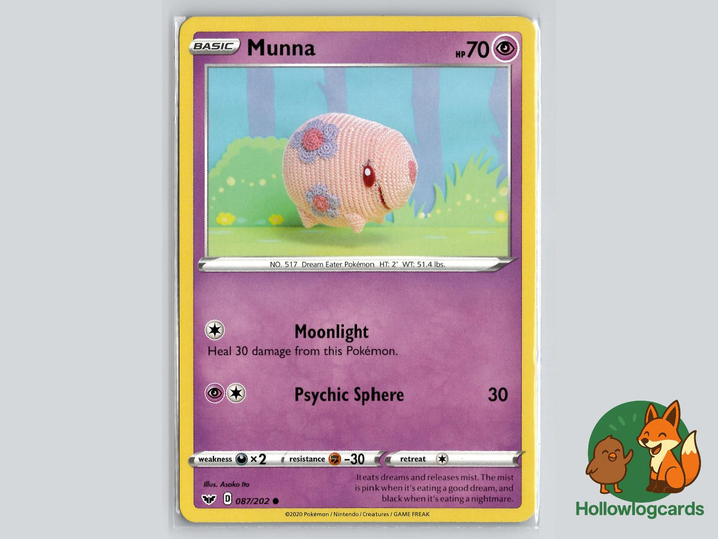 Munna (087/202) - Sword & Shield Pokémon Card
