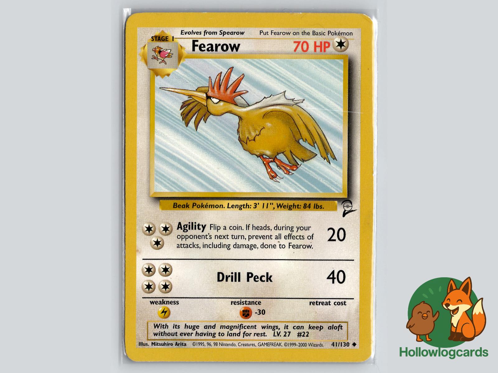 Fearow (41/130) - Base Set 2 Pokémon Card