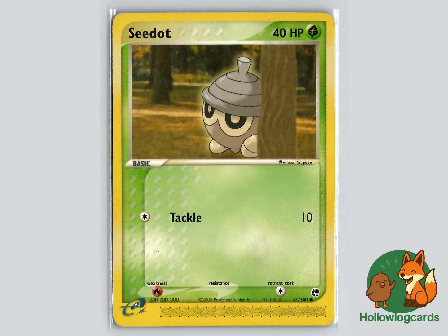 Seedot (77/100) - Sandstorm Pokémon Card