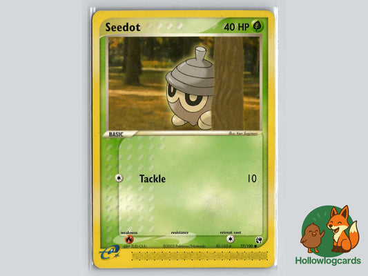 Seedot (77/100) - Sandstorm Pokémon Card