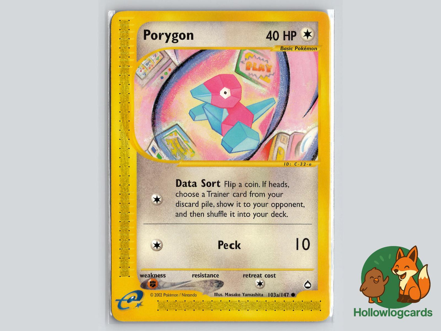 Porygon - Aquapolis Pokémon Card