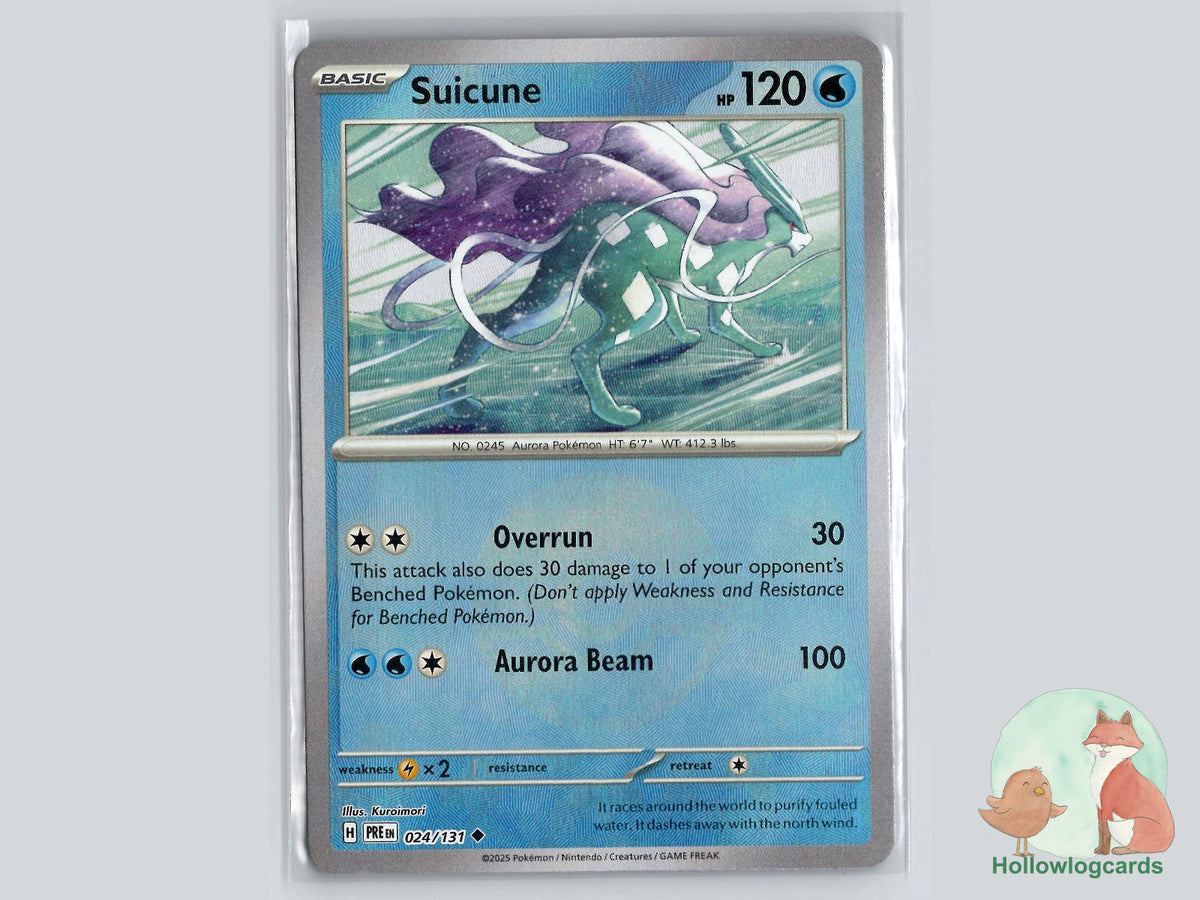 Suicune (024/131) - Prismatic Evolutions Pokémon Card