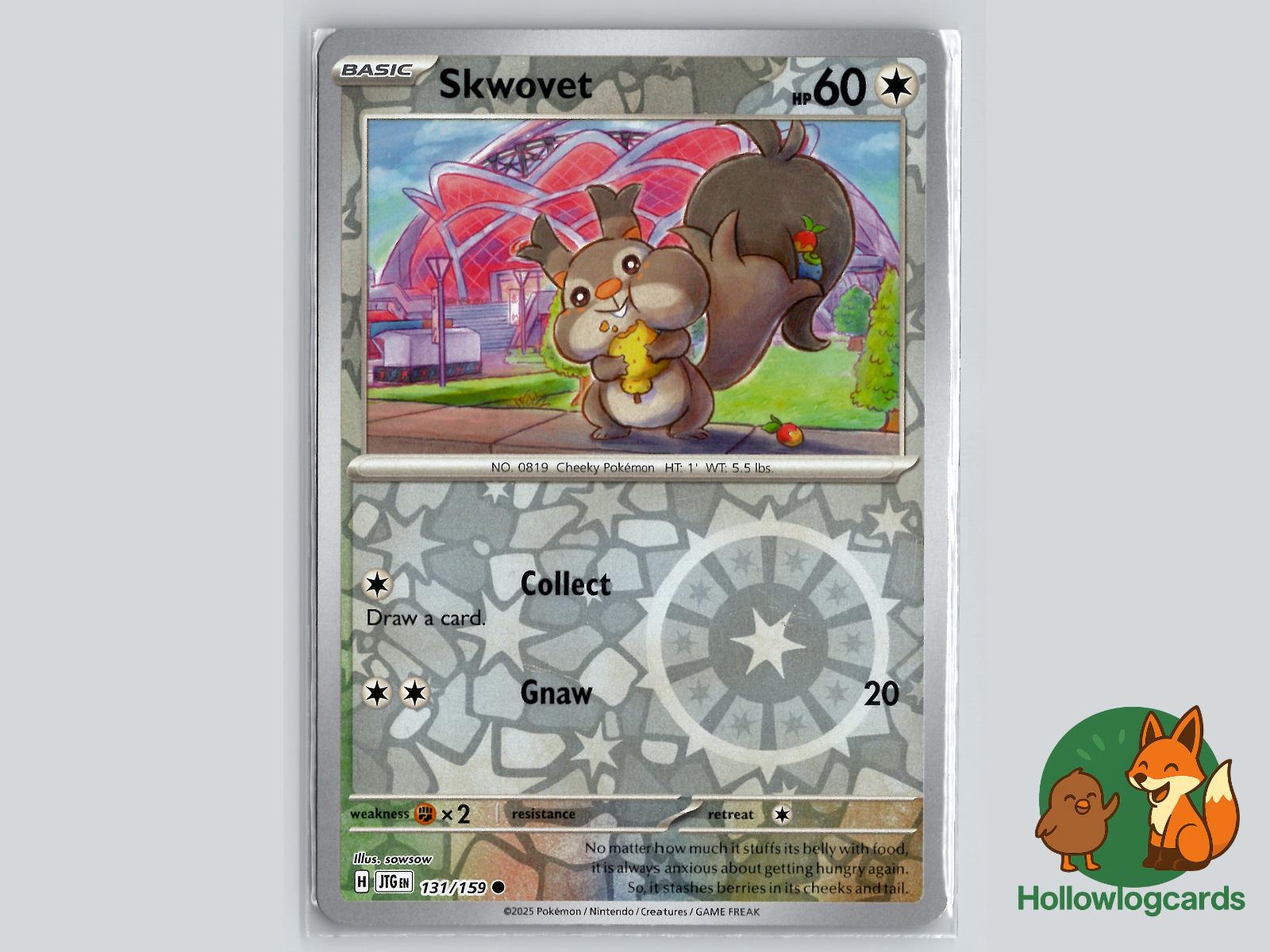 Skwovet (131/159) - Journey Together Pokémon Card
