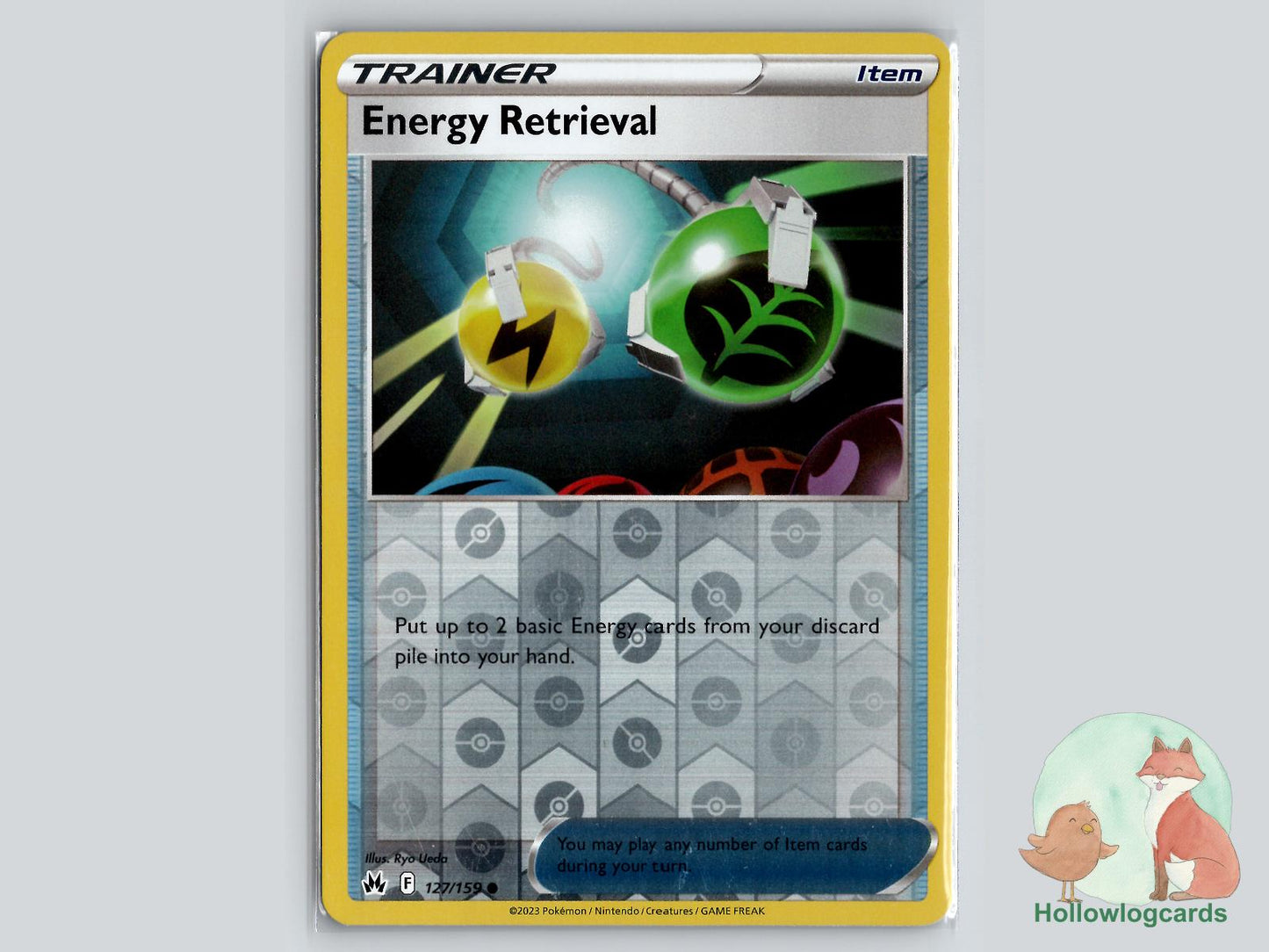 Energy Retrieval (127/159) - Crown Zenith Pokémon Card