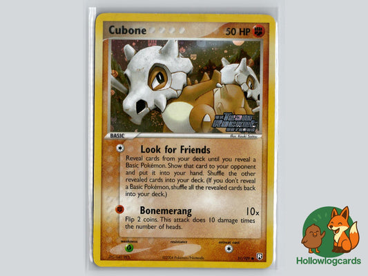 Cubone (51/109) - Team Rocket Returns Pokémon Card