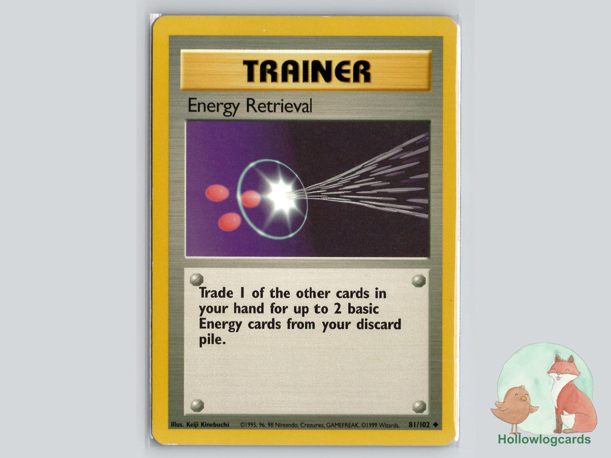 Energy Retrieval (81/102) - Base Pokémon Card