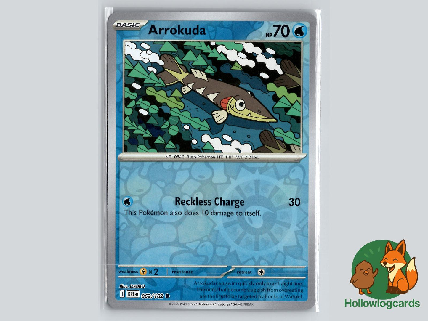 Arrokuda (062/182) - Destined Rivals Pokémon Card