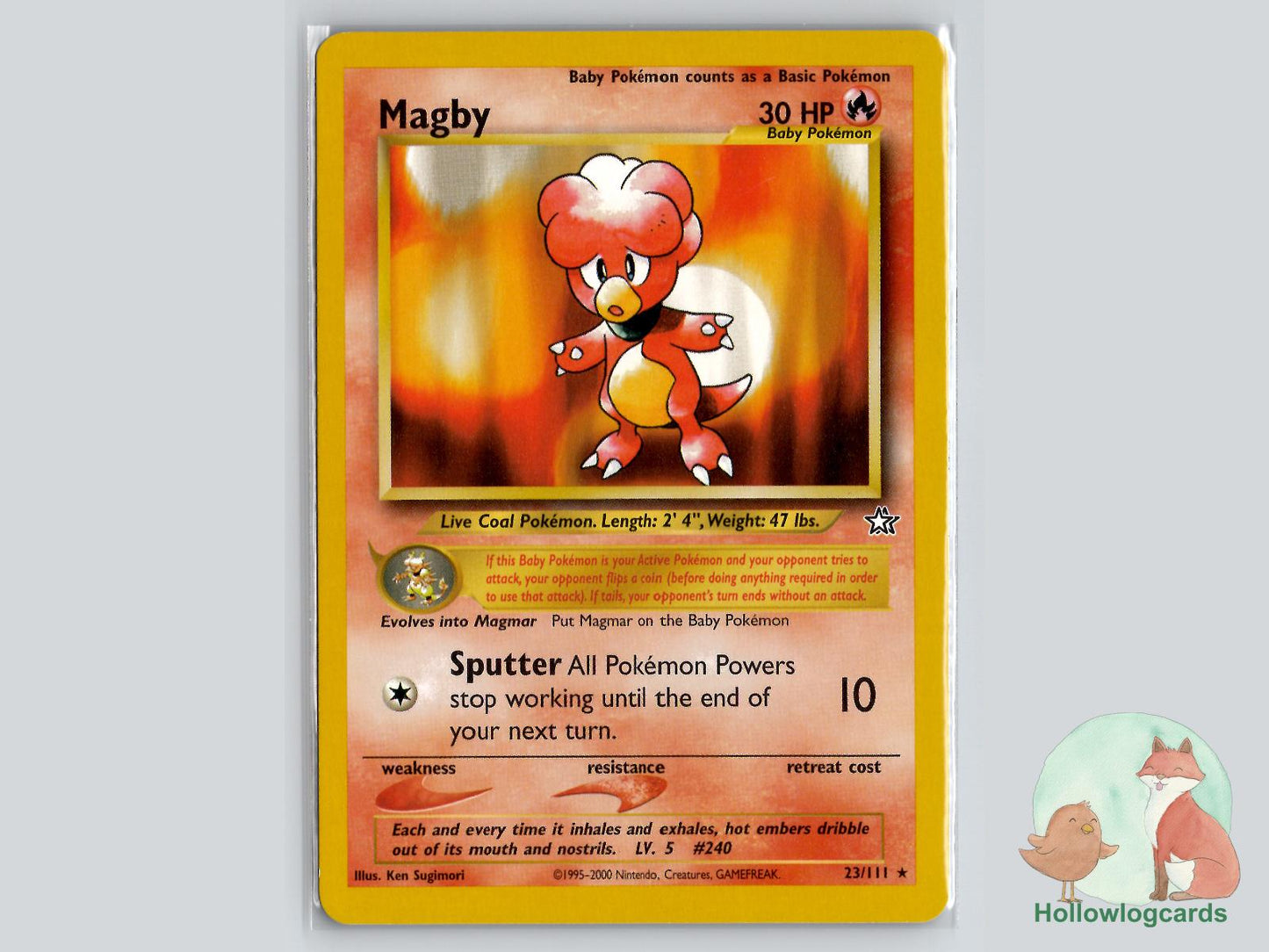 Magby (23/111) - Neo Genesis Pokémon Card
