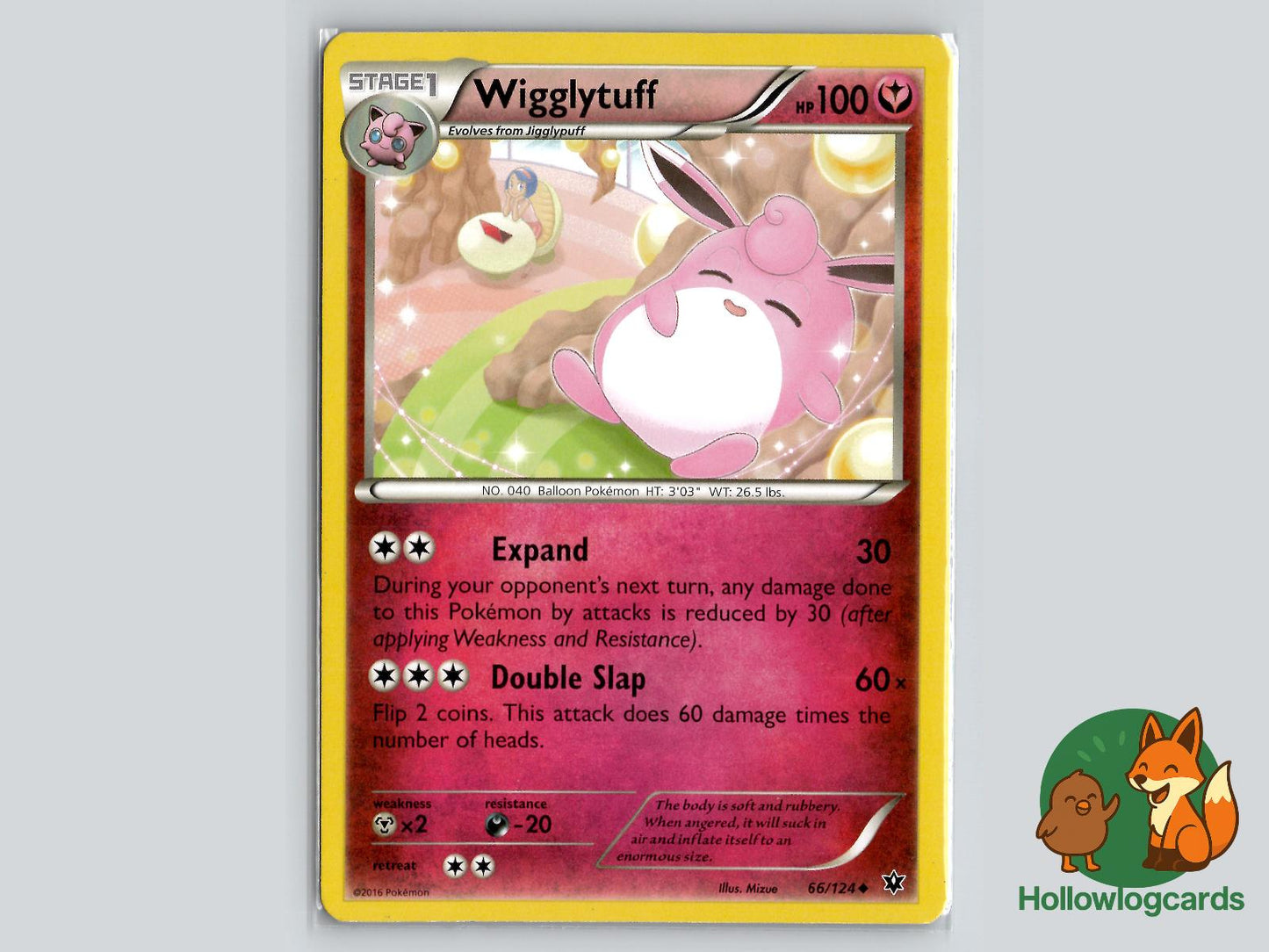Wigglytuff (66/124) - Fates Collide Pokémon Card
