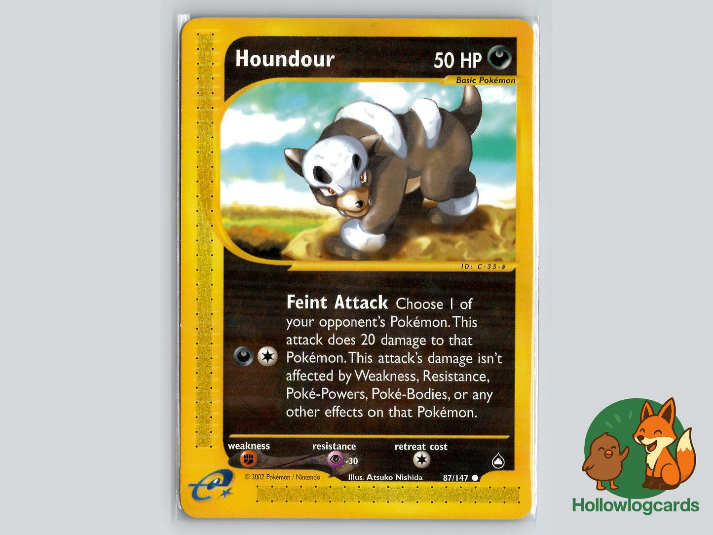 Houndour (87/147) - Aquapolis Pokémon Card