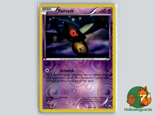 Yamask (51/108) - Dark Explorers Pokémon Card