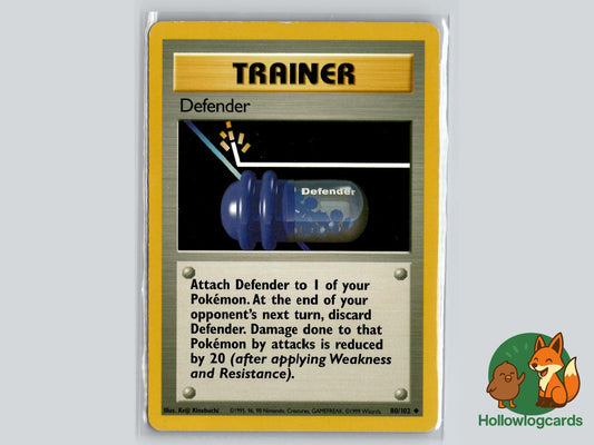 Defender (80/102) - Base Pokémon Card