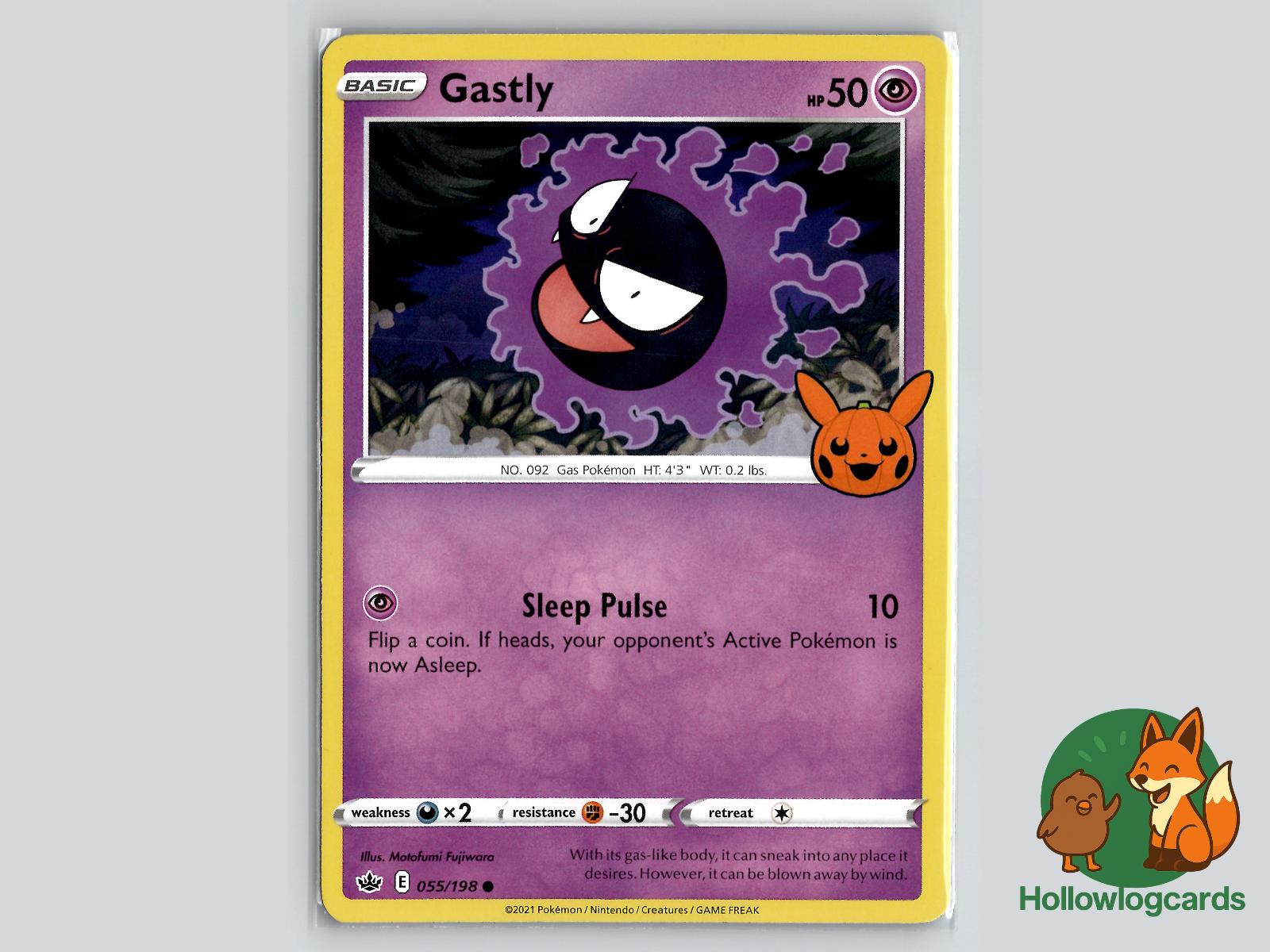 Gastly (055/198) - Chilling Reign Pokémon Card