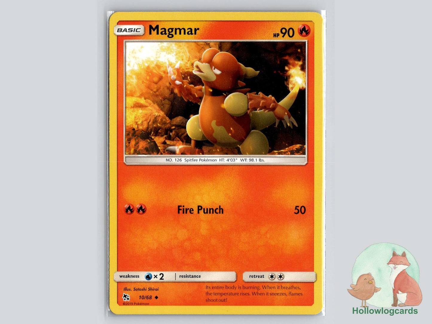 Magmar (10/68) - Hidden Fates Pokémon Card