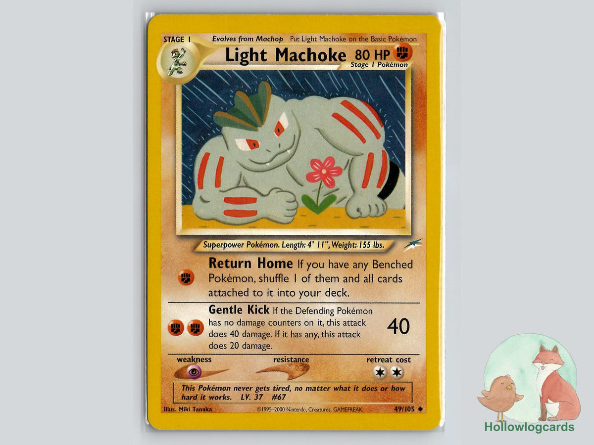 Light Machoke (49/105) - Neo Destiny Pokémon Card