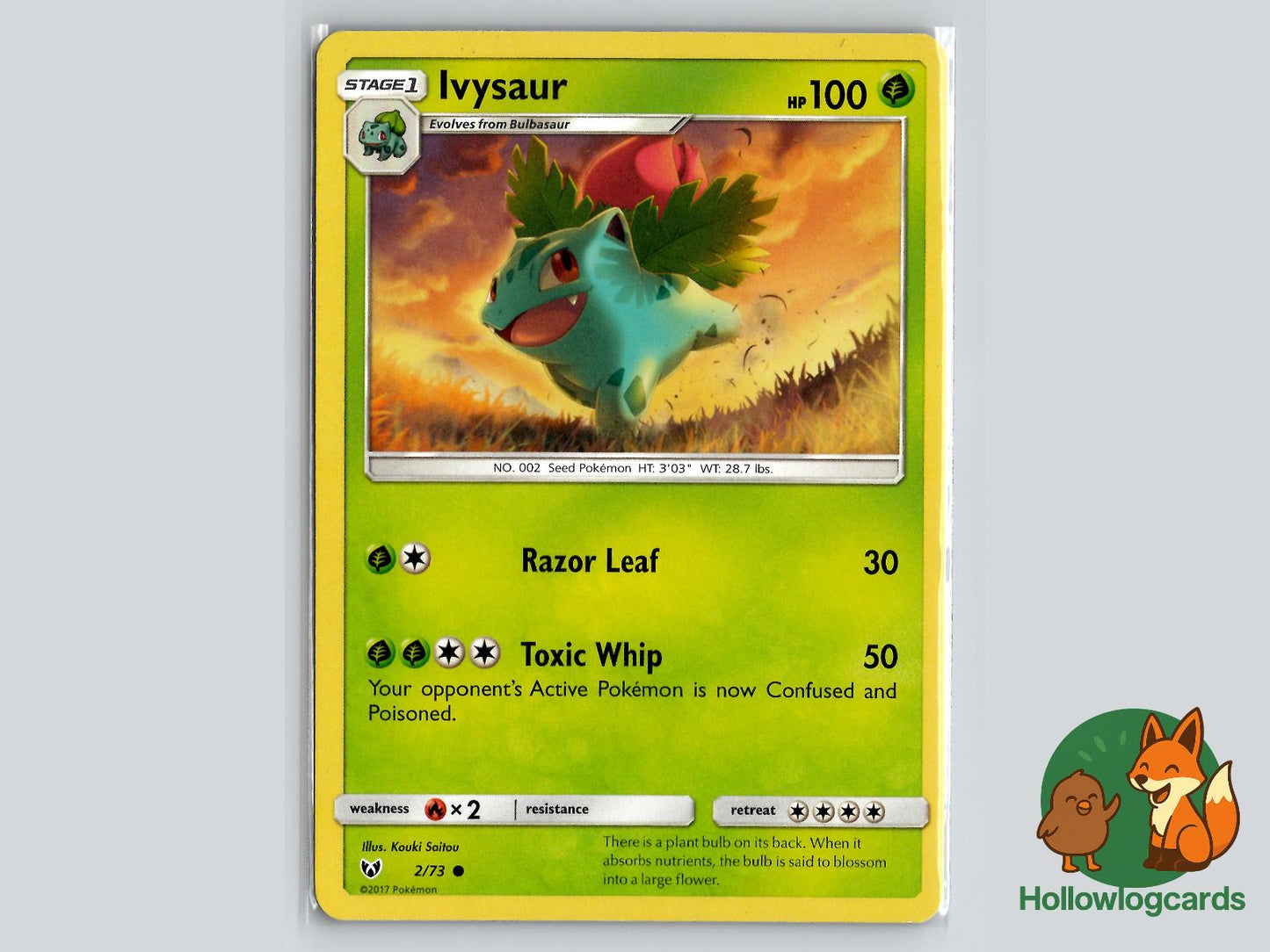 Ivysaur (2/73) - Shining Legends Pokémon Card