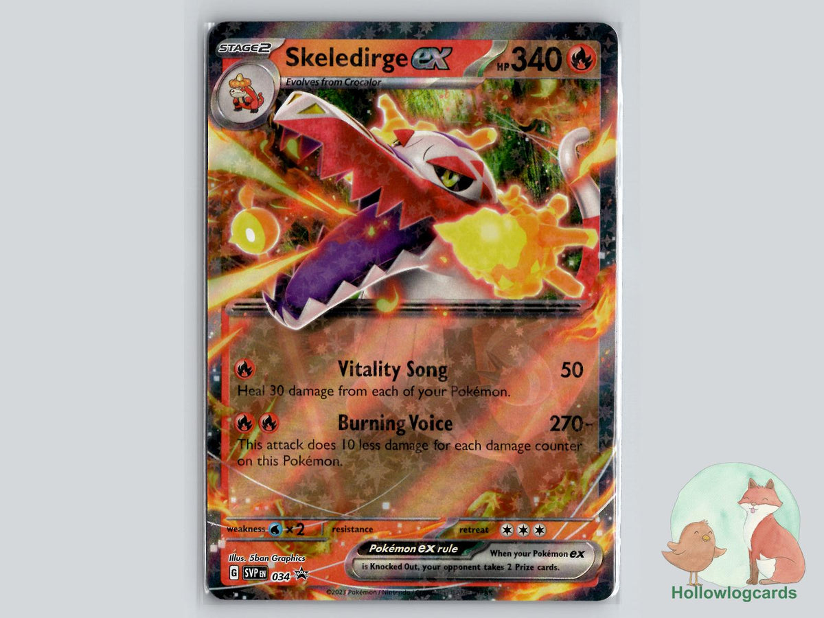 Skeledirge ex (034) - Scarlet & Violet Pokémon Card