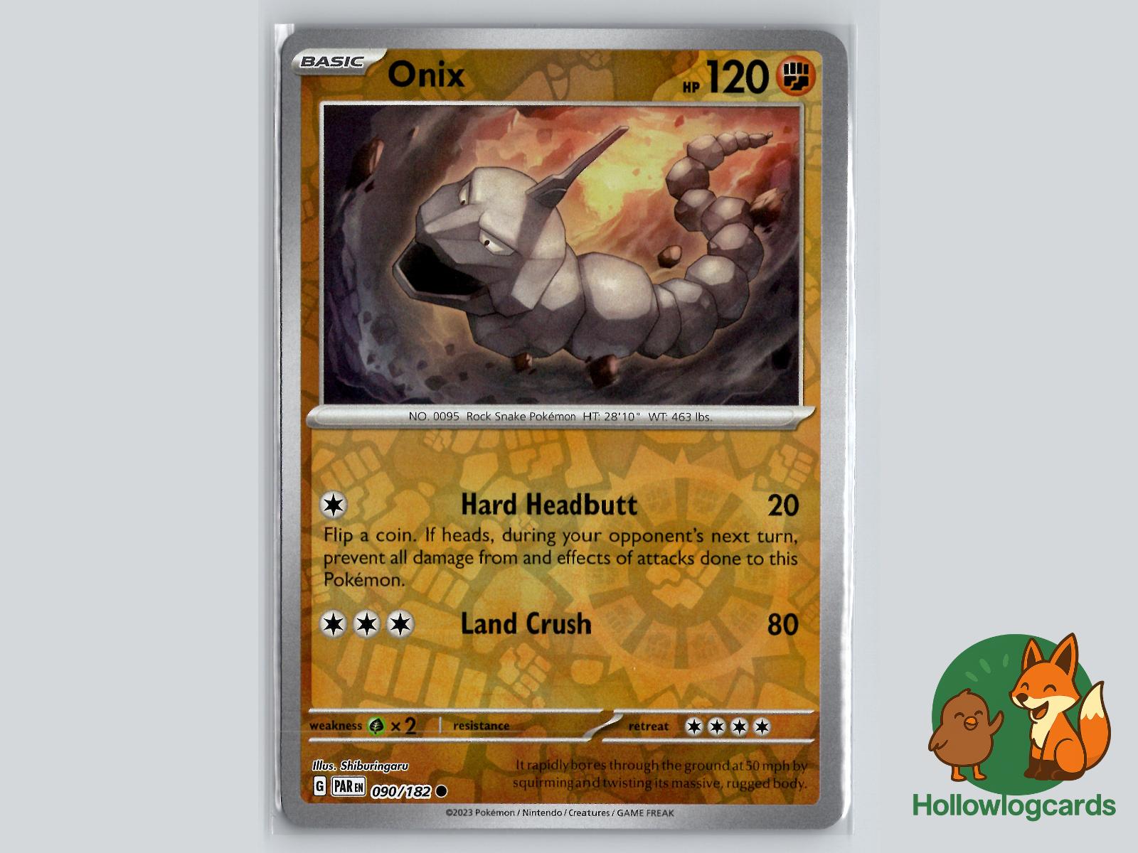 Onix (090/182) - Paradox Rift Pokémon Card