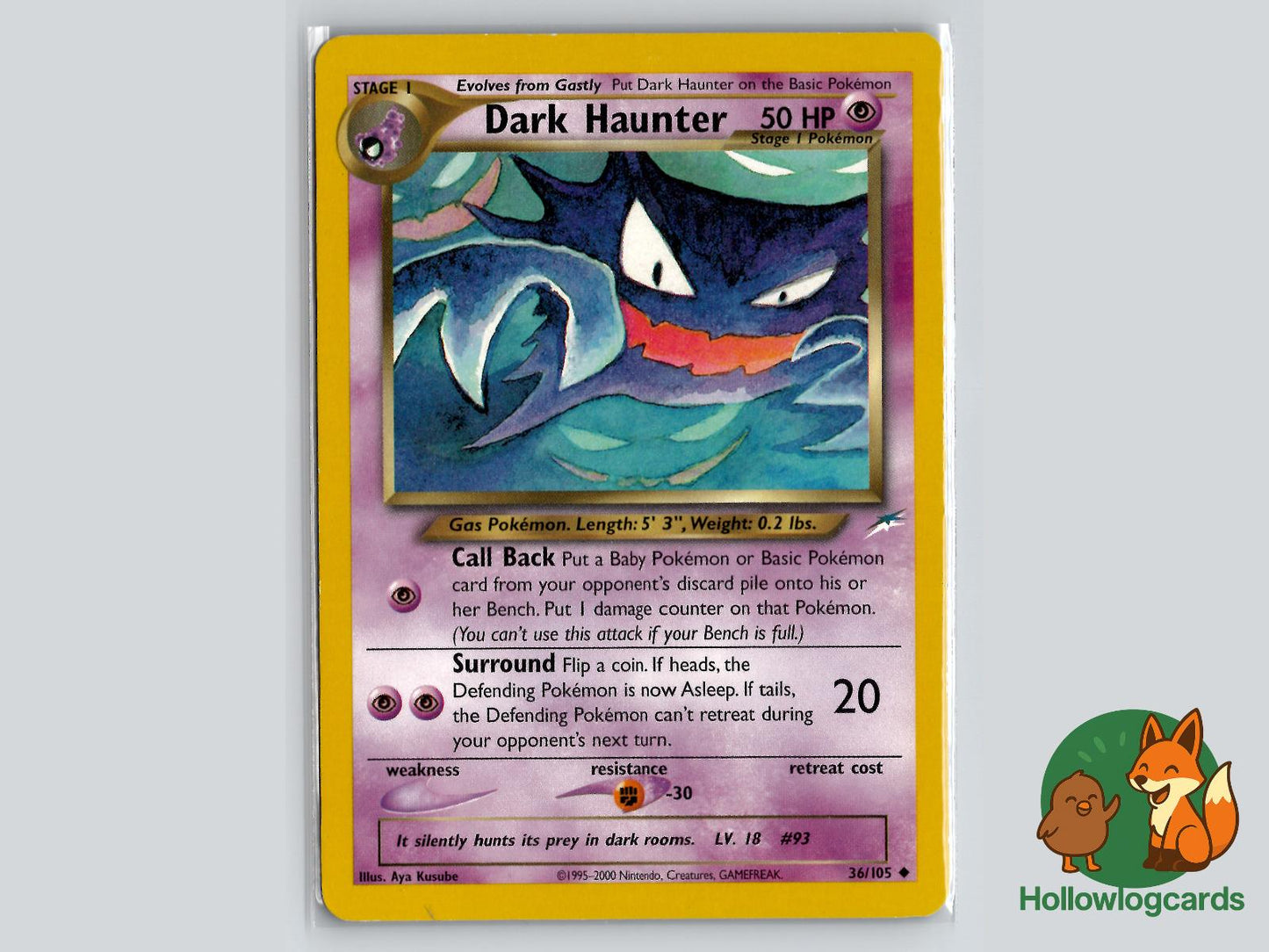 Dark Haunter (36/105) - Neo Destiny Pokémon Card