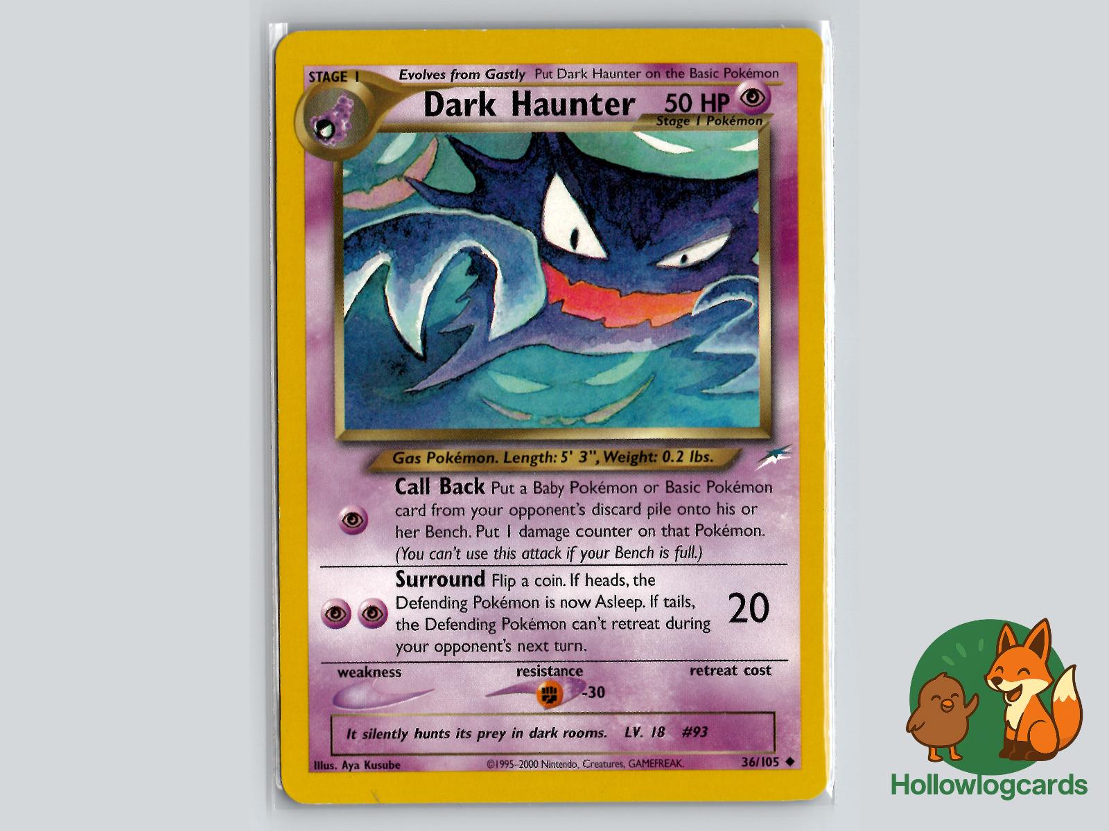 Dark Haunter (36/105) - Neo Destiny Pokémon Card