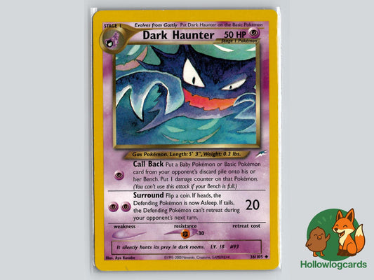 Dark Haunter (36/105) - Neo Destiny Pokémon Card