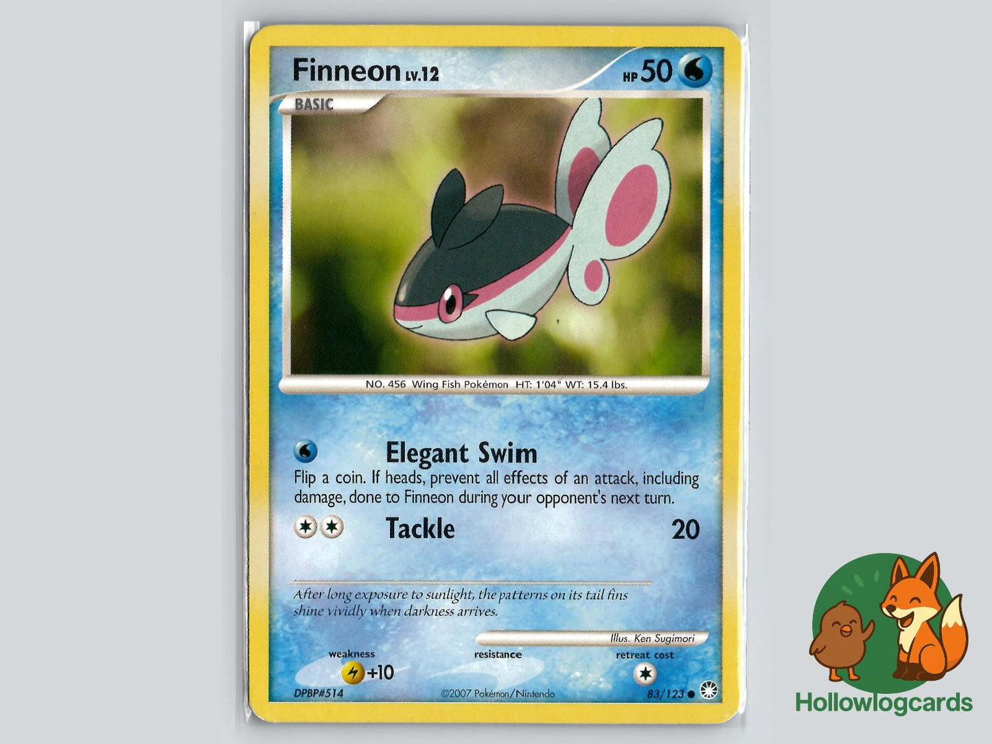 Finneon (83/123) - Mysterious Treasures Pokémon Card