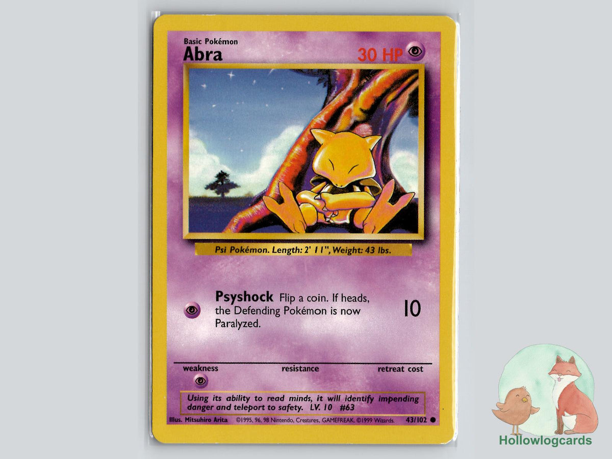 Abra (43/102) - Base Pokémon Card