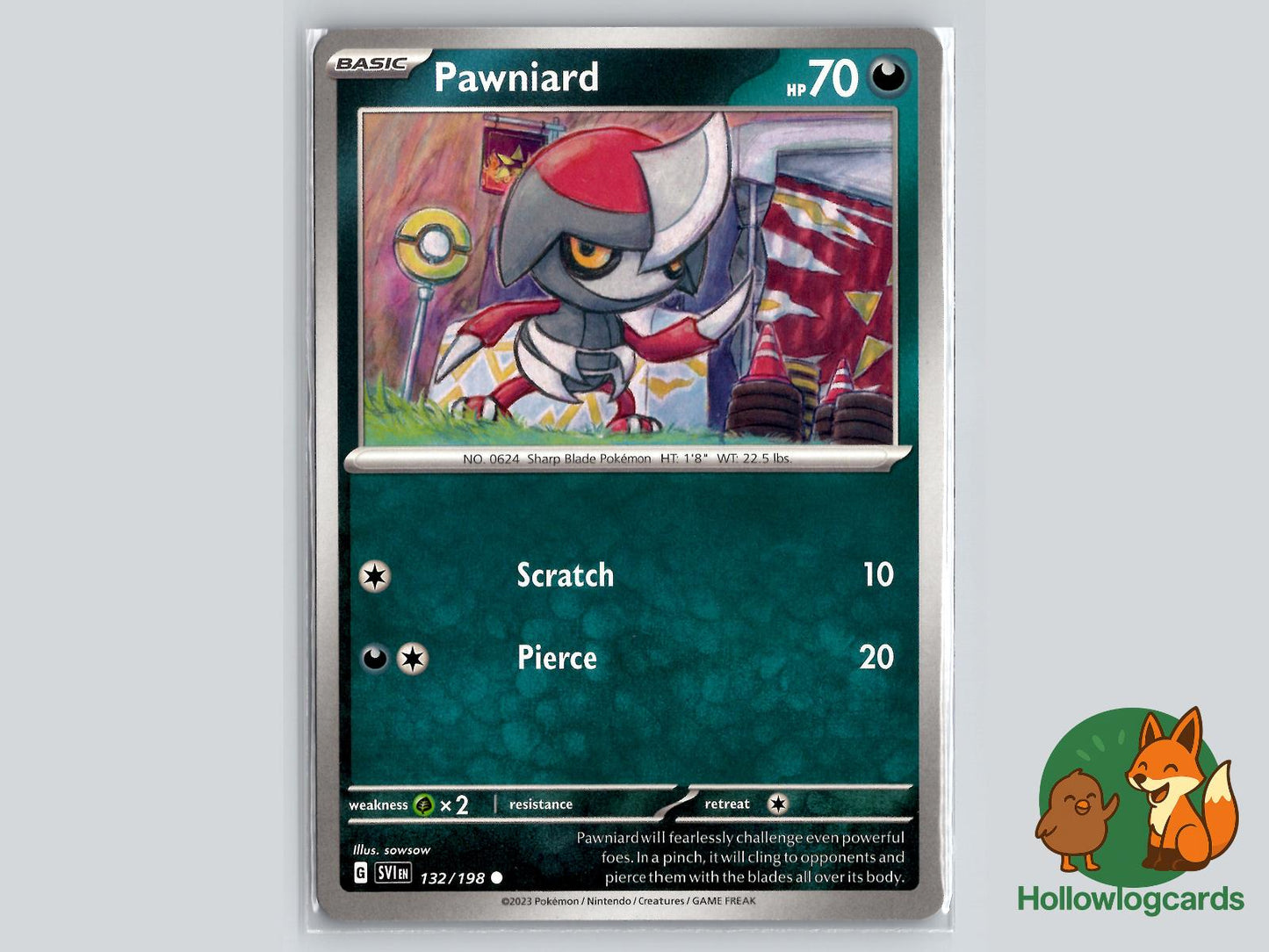 Pawniard (132/198) - Scarlet & Violet Pokémon Card