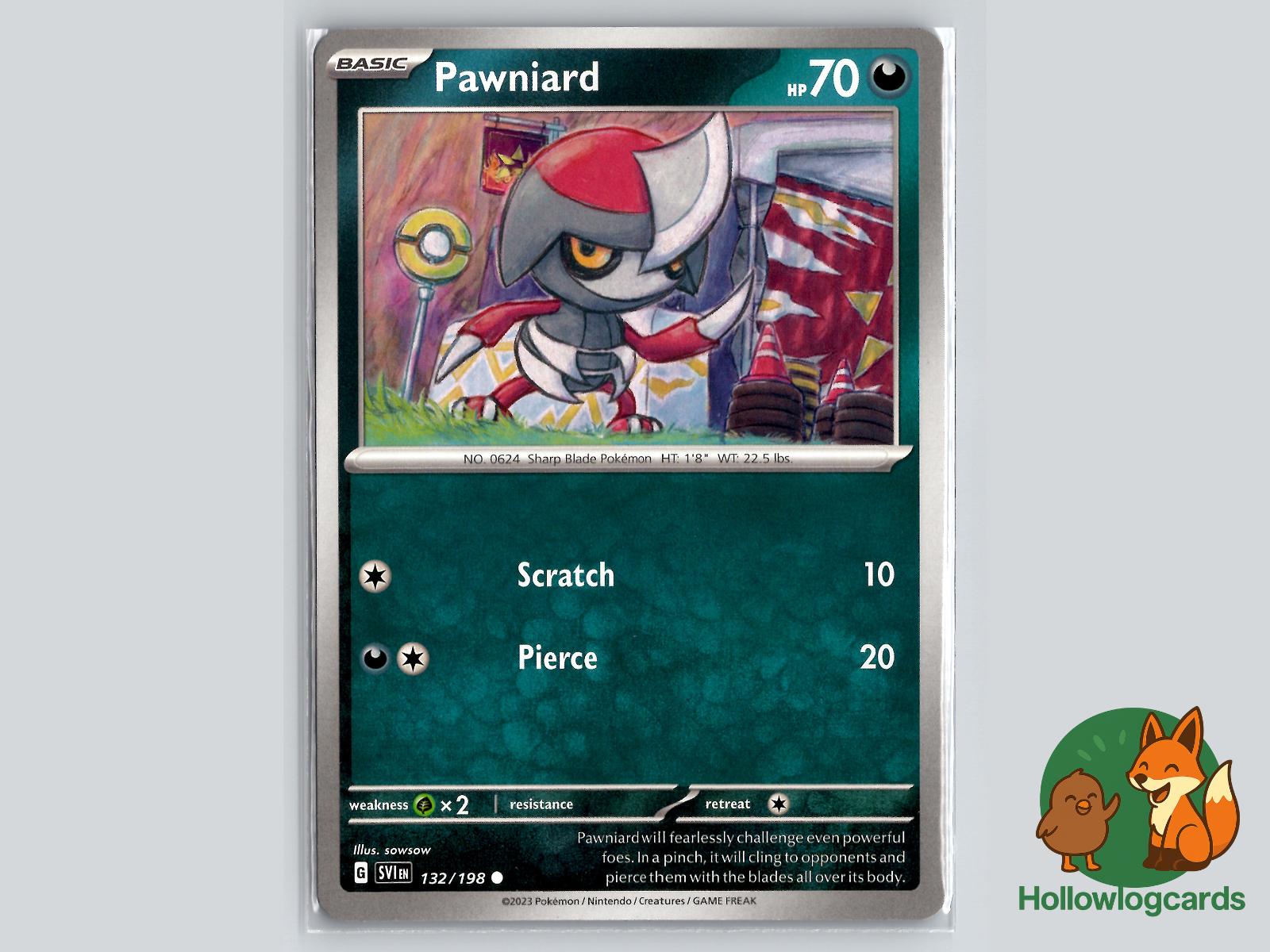Pawniard (132/198) - Scarlet & Violet Pokémon Card