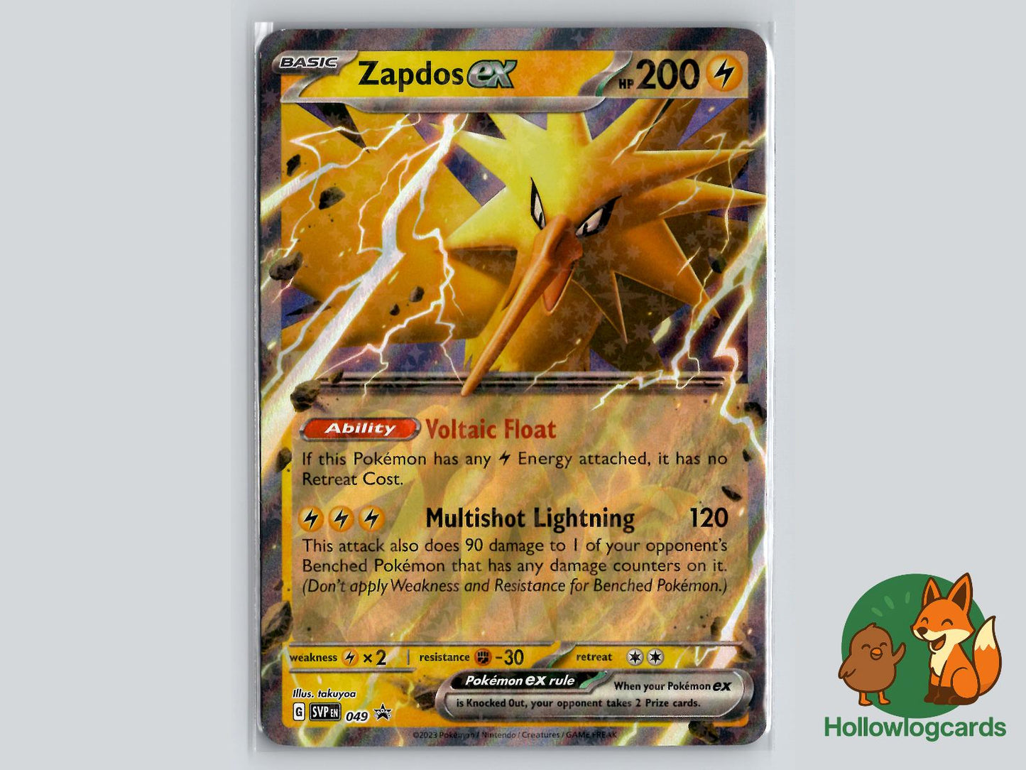 Zapdos ex (049) - Scarlet & Violet Pokémon Card