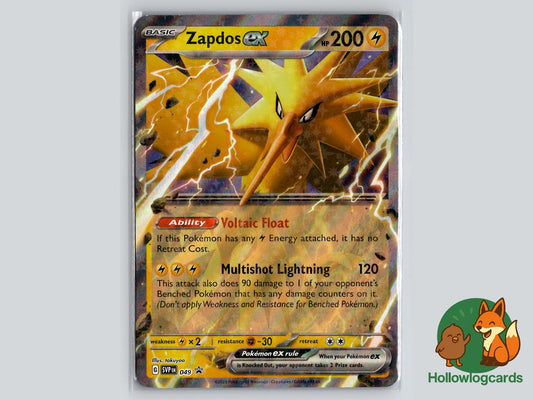 Zapdos ex (049) - Scarlet & Violet Pokémon Card