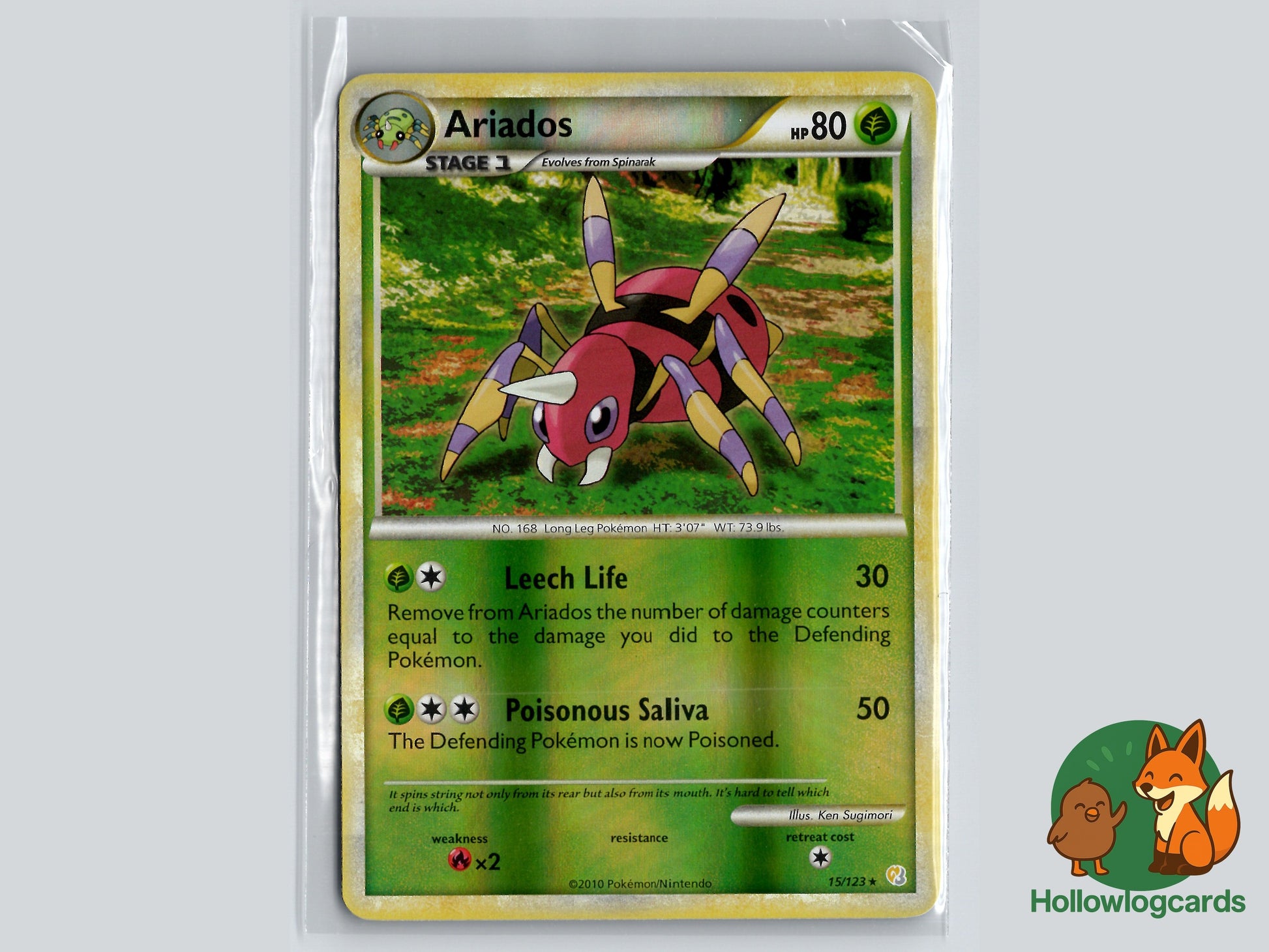 Image of Ariados HeartGold and SoulSilver (HS) #15