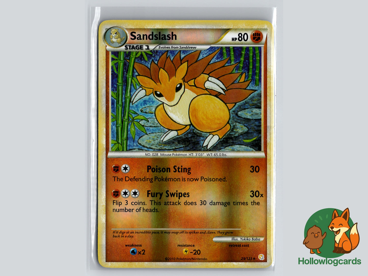 Image of Sandslash HeartGold and SoulSilver (HS) #29