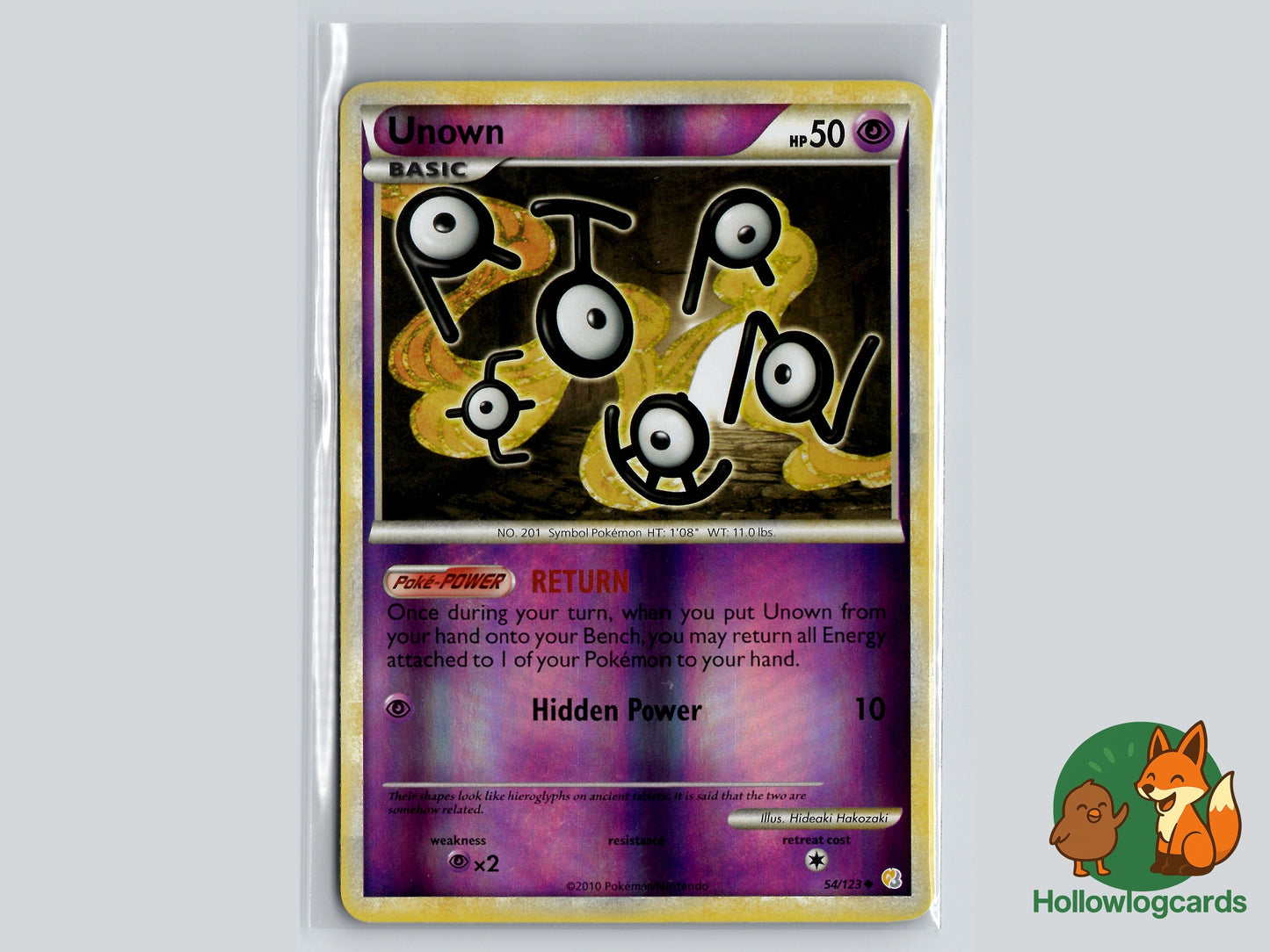 Image of Unown HeartGold and SoulSilver (HS) #54