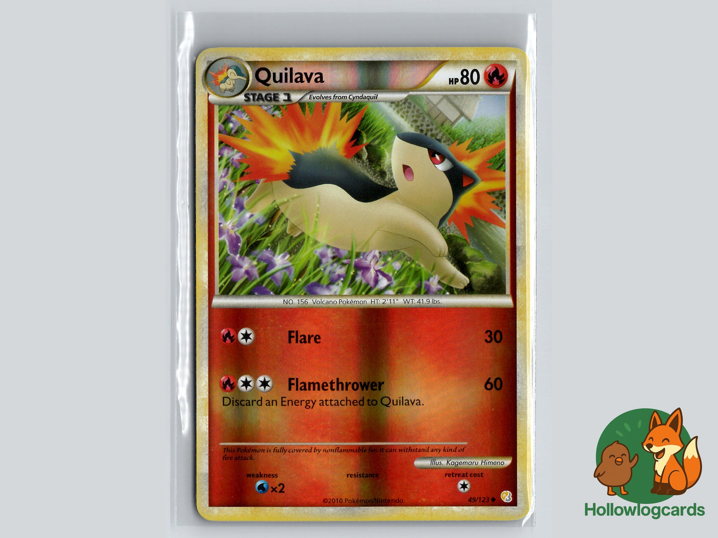 Image of Quilava HeartGold and SoulSilver (HS) #49