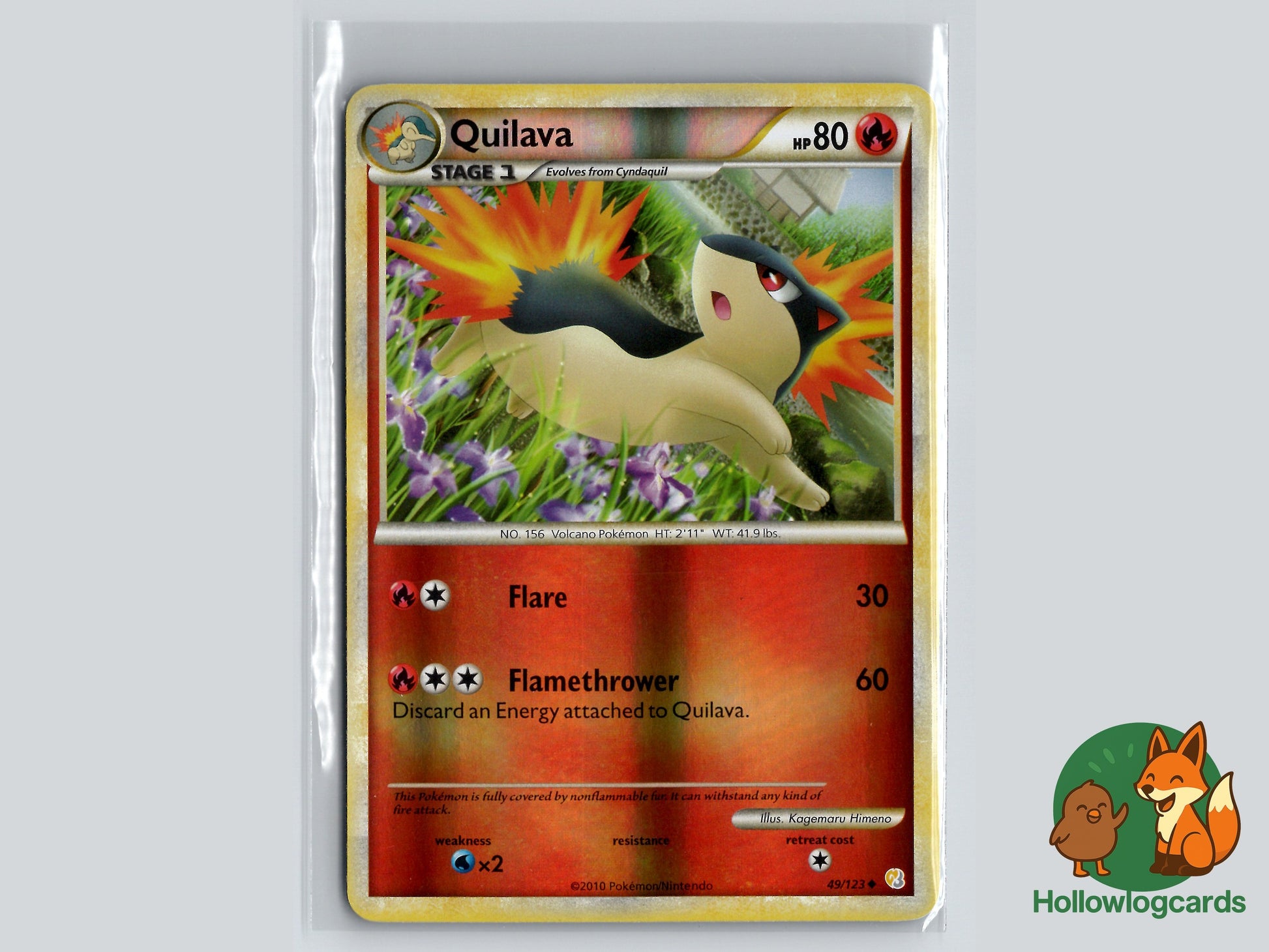 Image of Quilava HeartGold and SoulSilver (HS) #49