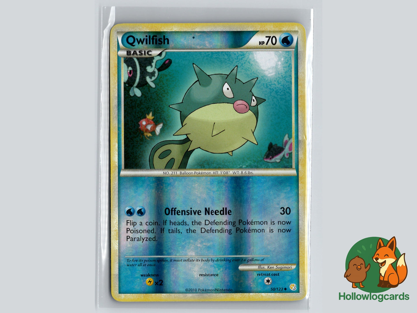 Image of Qwilfish HeartGold and SoulSilver (HS) #50