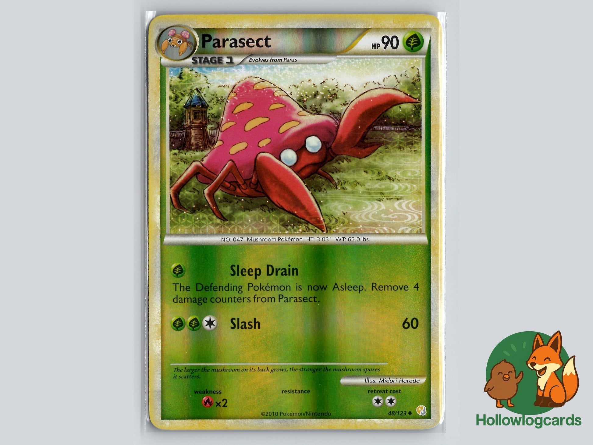 Image of Parasect HeartGold and SoulSilver (HS) #48