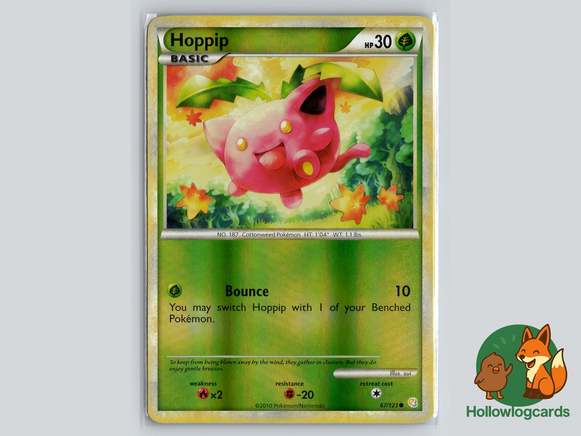 Image of Hoppip HeartGold and SoulSilver (HS) #67