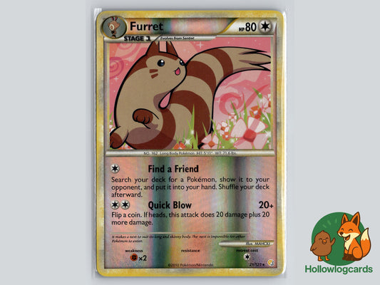 Image of Furret HeartGold and SoulSilver (HS) #21