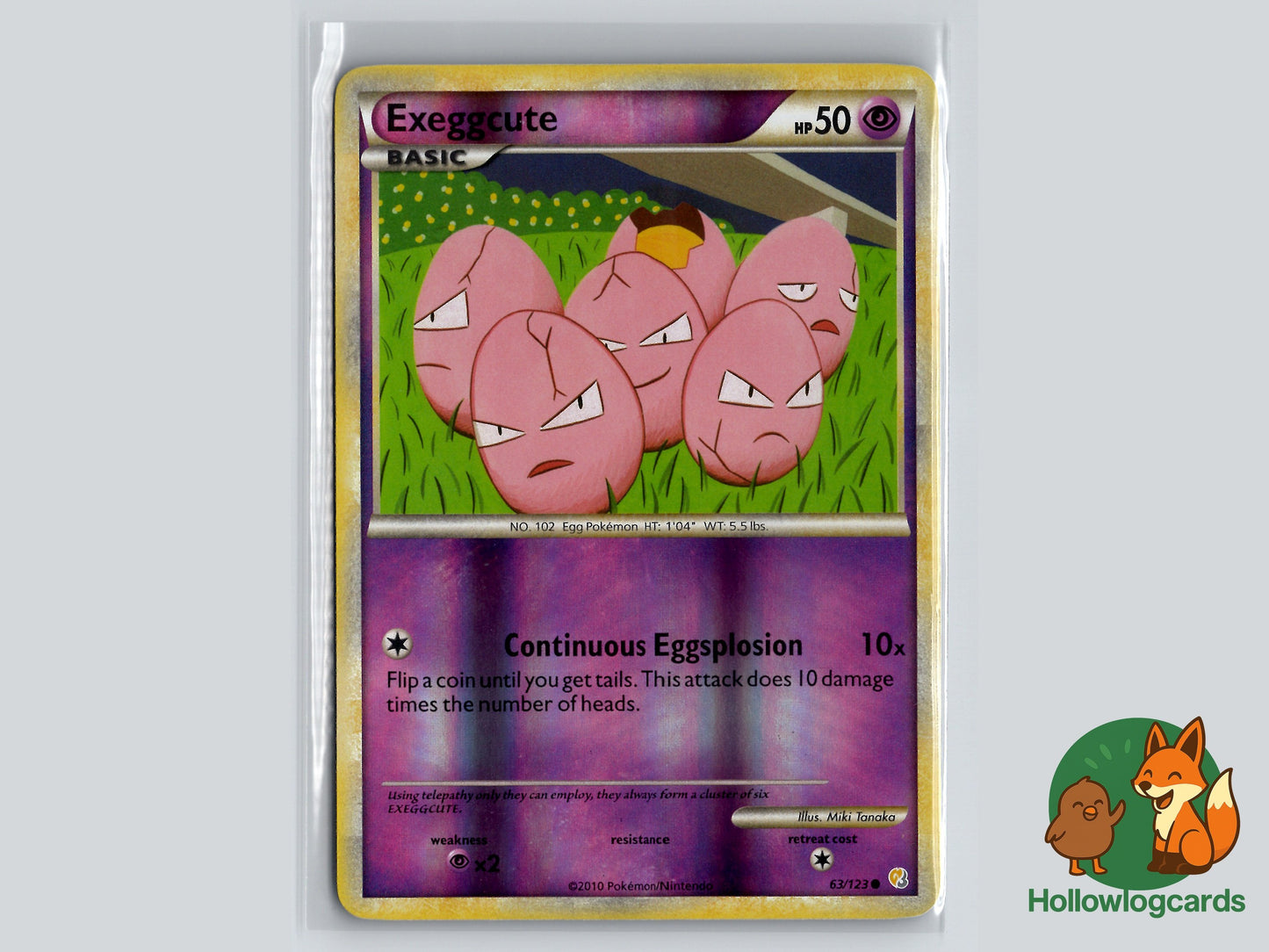 Image of Exeggcute HeartGold and SoulSilver (HS) #63