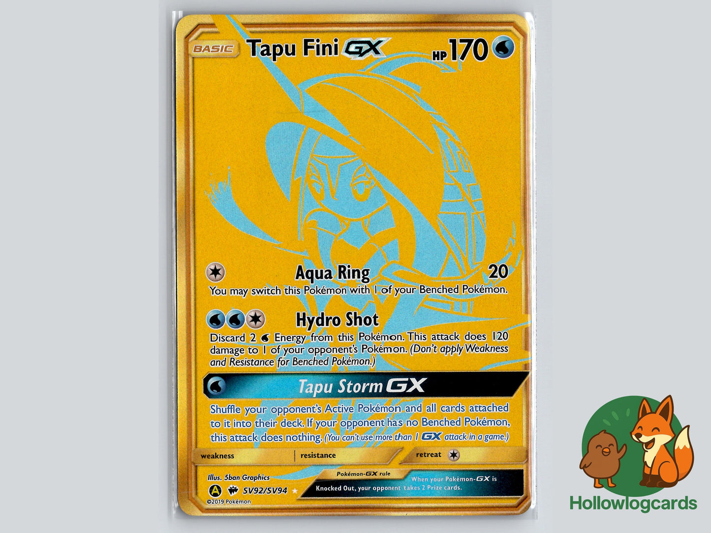 Image of Tapu Fini GX Hidden Fates (HIF) #SV92