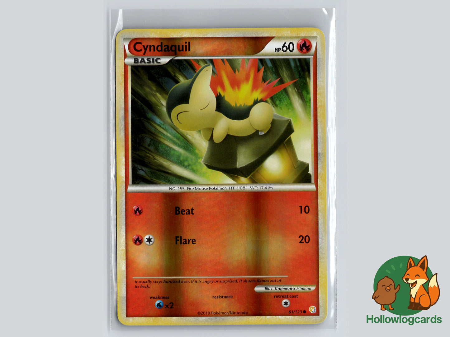 Image of Cyndaquil HeartGold and SoulSilver (HS) #61
