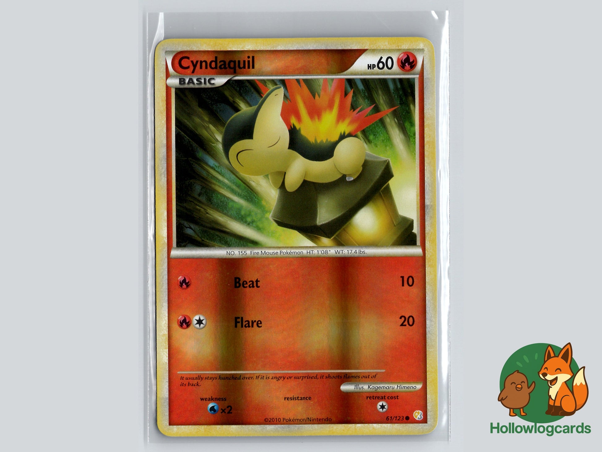 Image of Cyndaquil HeartGold and SoulSilver (HS) #61