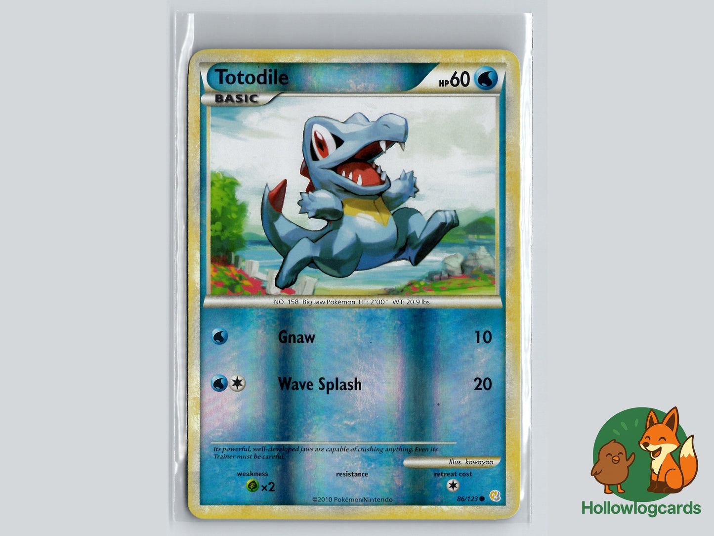Image of Totodile HeartGold and SoulSilver (HS) #86
