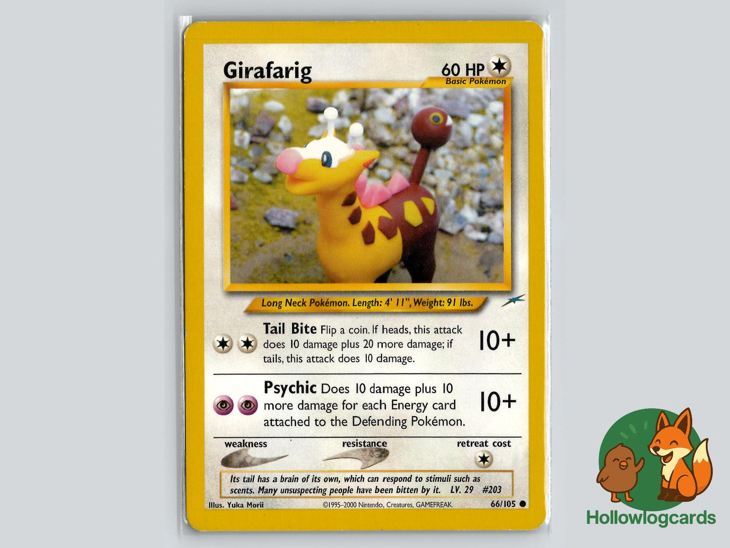 Girafarig (66/105) - Neo Destiny Pokémon Card