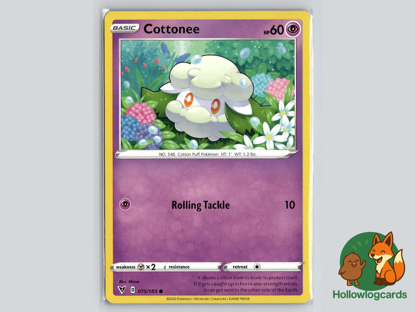 Cottonee (075/185) - Vivid Voltage Pokémon Card