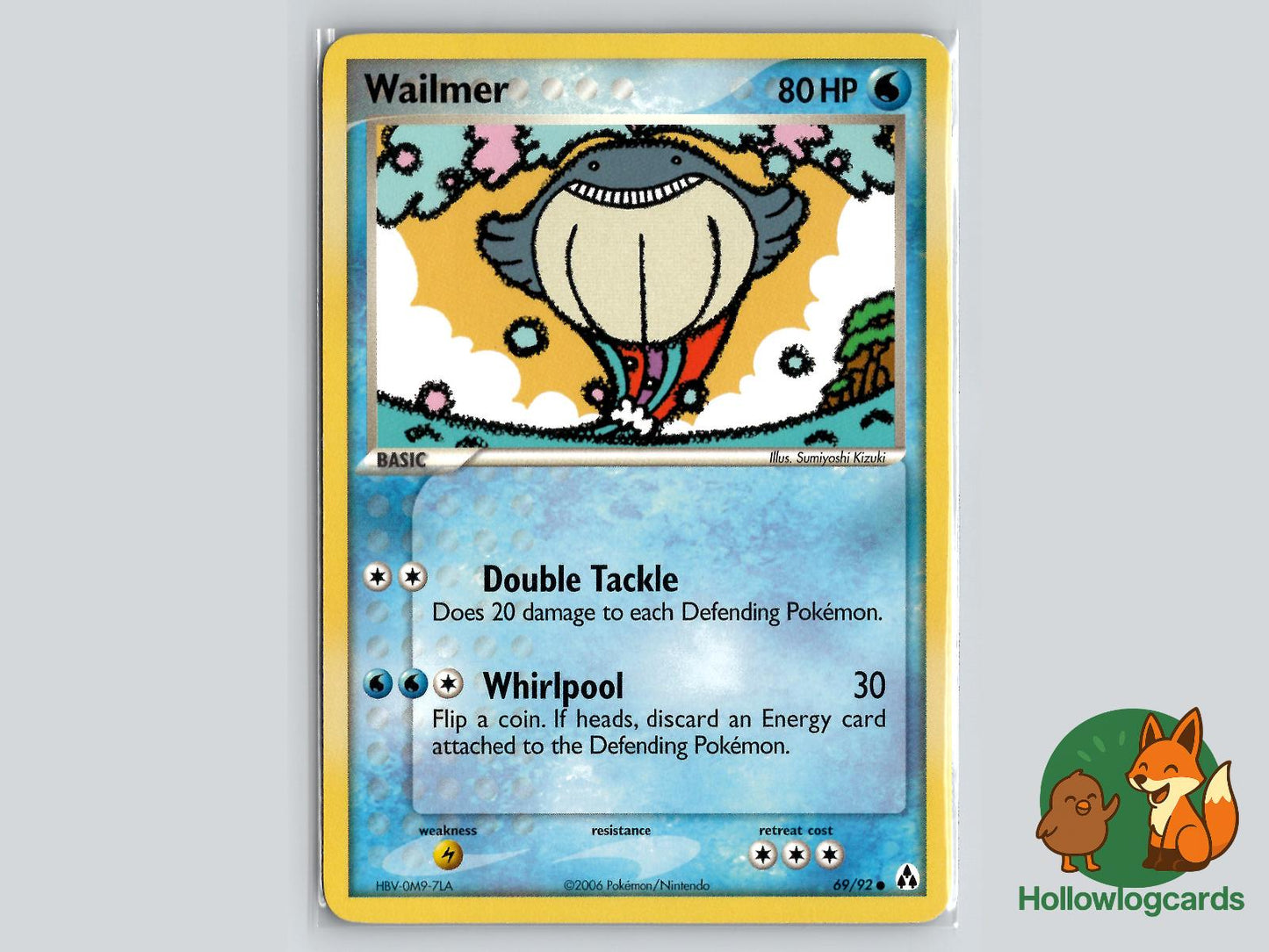 Wailmer (69/92) - Legend Maker Pokémon Card